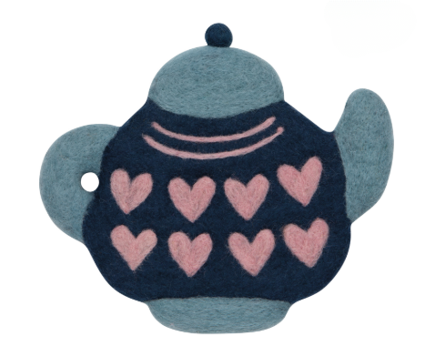 Teapot Felted Wool Trivet