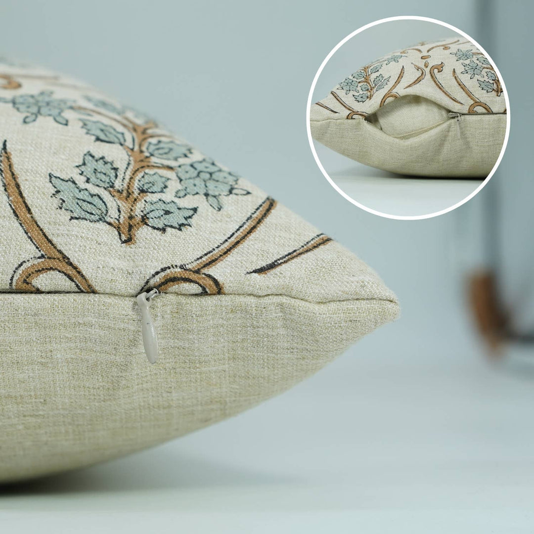Boho Decor Linen Blend Pillow, 20" x 20"