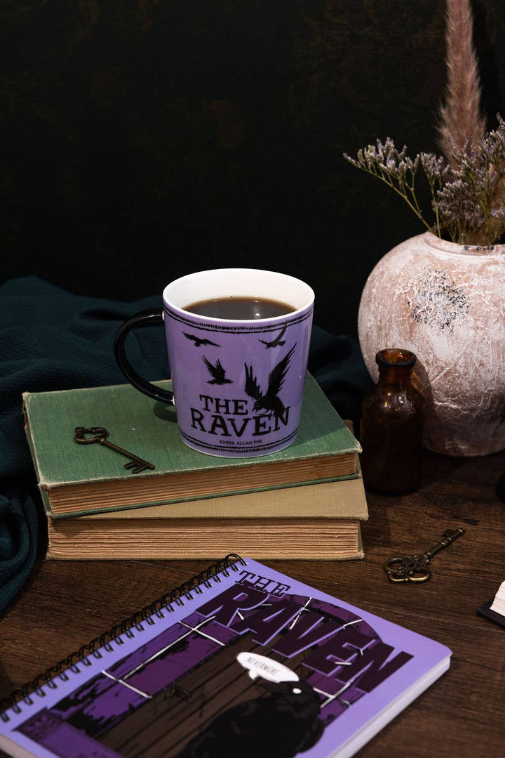 Mini Notebook, The Raven - Purple