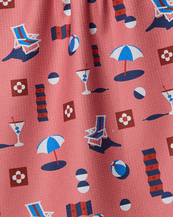 Geo Beach Day Tea Towel