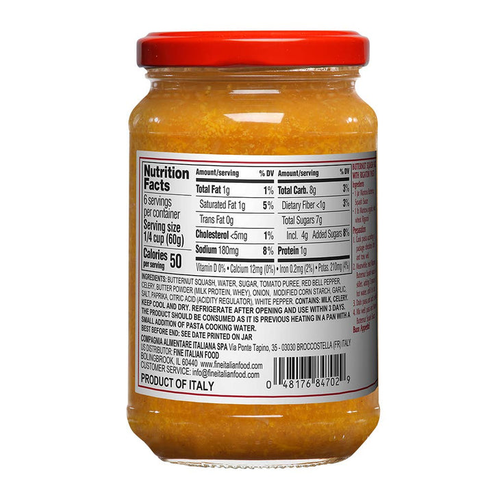 Mantova Butternut Squash Sauce, 12 Oz.