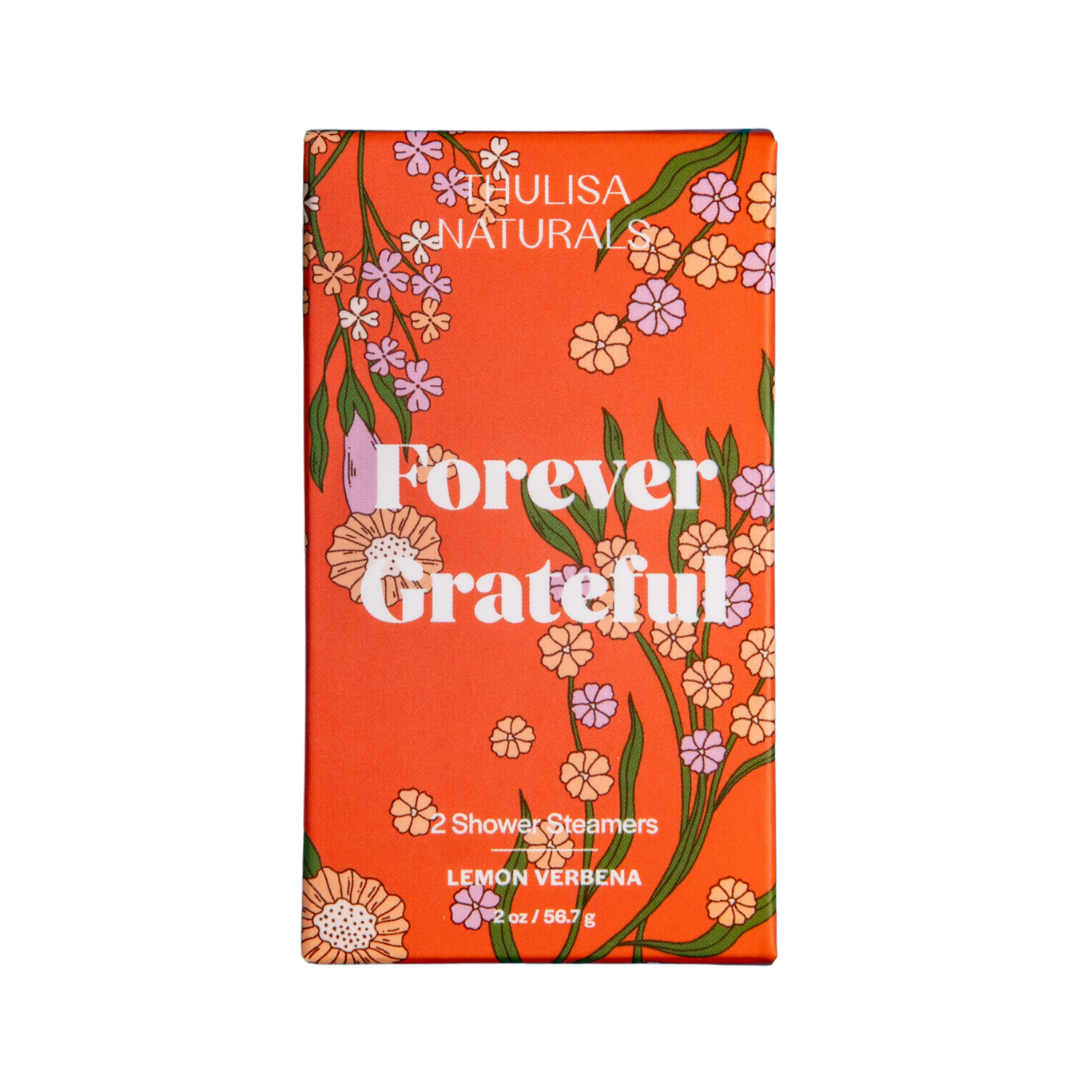 Lemon Verbena Forever Grateful Shower Steamers, Set Of 2