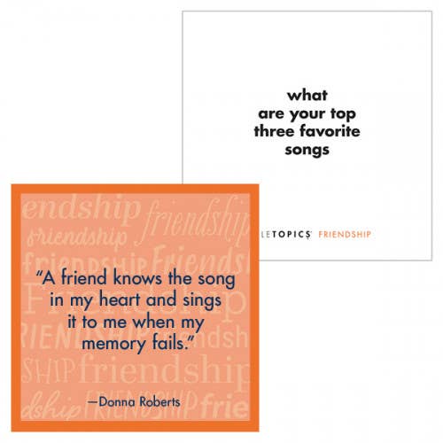 TableTopics Friendship | Conversation Game for Friends