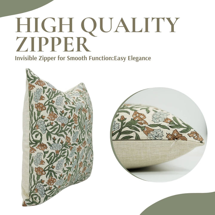 Artistic Block Linen Blend Pillow, 20" x 20"