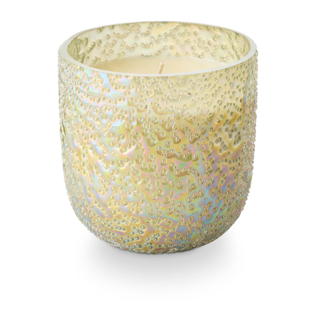 Balsam & Cedar Beaded Glass Candle