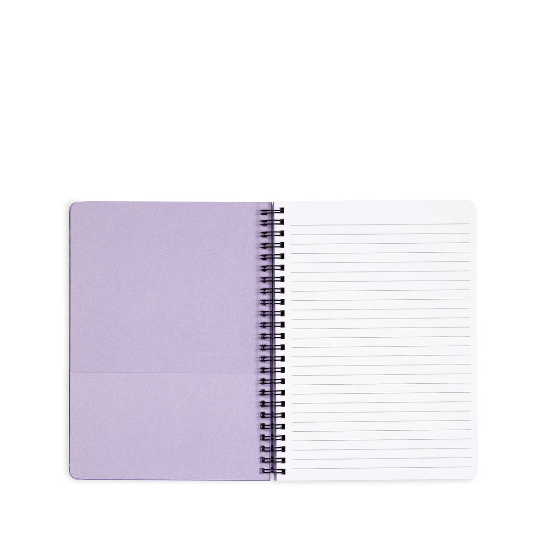 Mini Notebook, The Raven - Purple