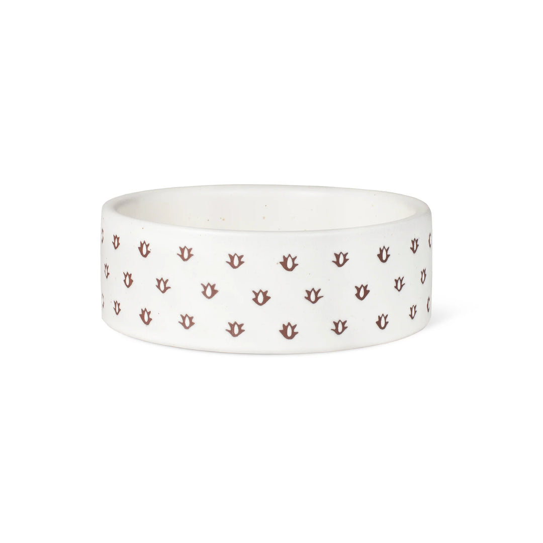 PETSHOP SPECKLED BLOCK BONE DOG BOWL