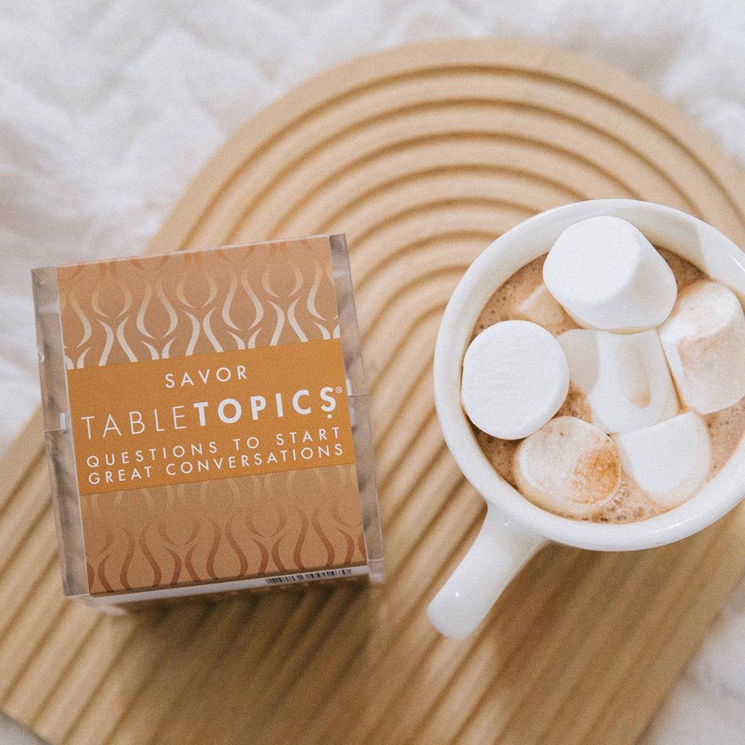 Tabletopics Savor | Conversation Starters for Food Lovers