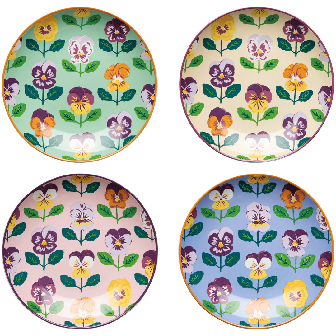 Pansy Appetizer Plate