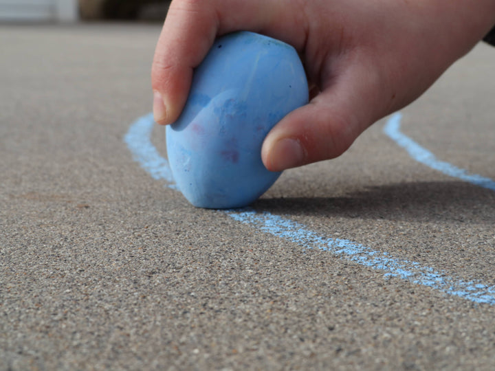 Neon Chalk Eggs, Set Of 6