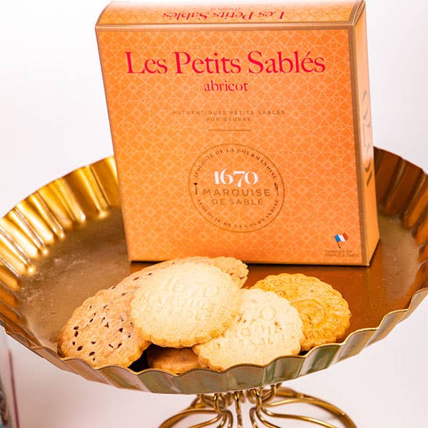 Apricot Chip French Shortbread Cookies, In Gift Box