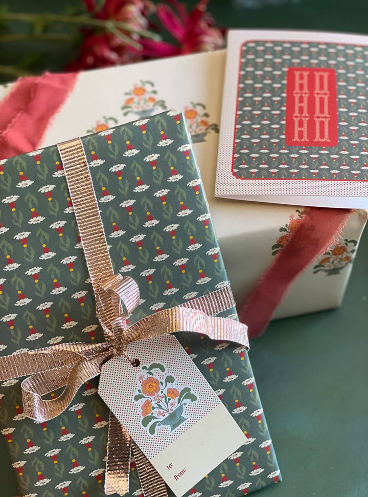 Florentine Bouquet Double Sided Gift Wrap Sheets | Roll Of 3 Sheets