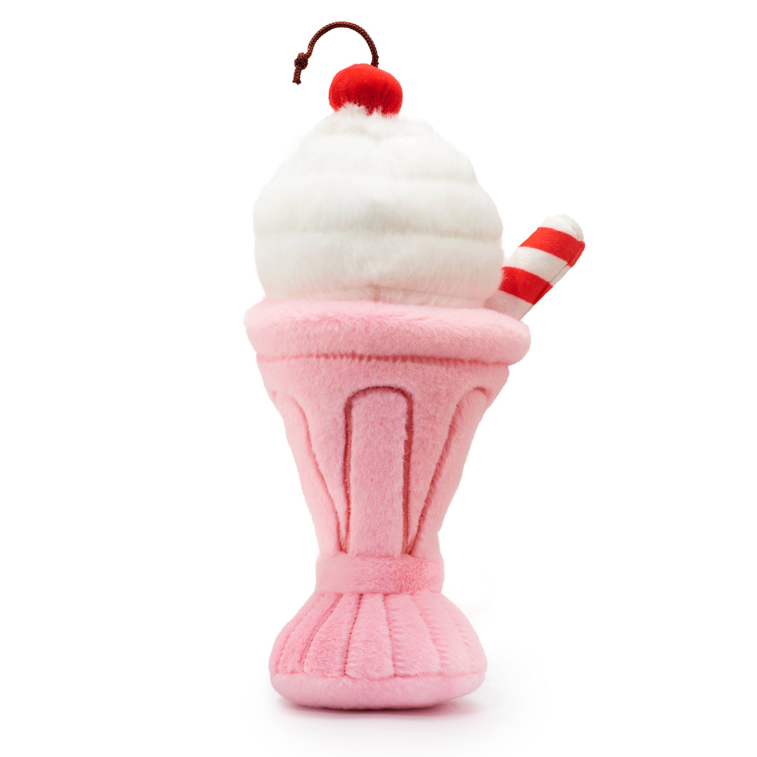 Strawberry Milkshake Interactive Snuffle Dog Toy