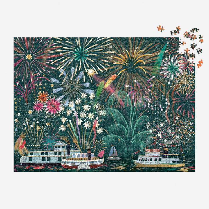 Fireworks Jubilee Foil Puzzle, 1000 Piece
