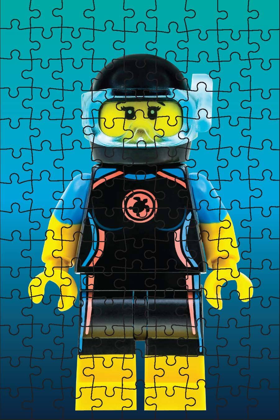 Blue Edition: LEGO Mystery Minifigure Puzzles