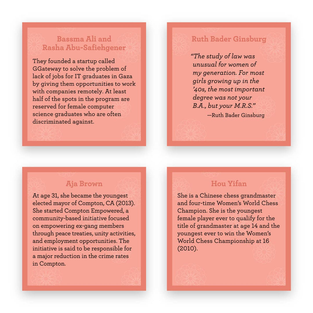 TableTopics Inspiring Women For Girls | Conversation Questions