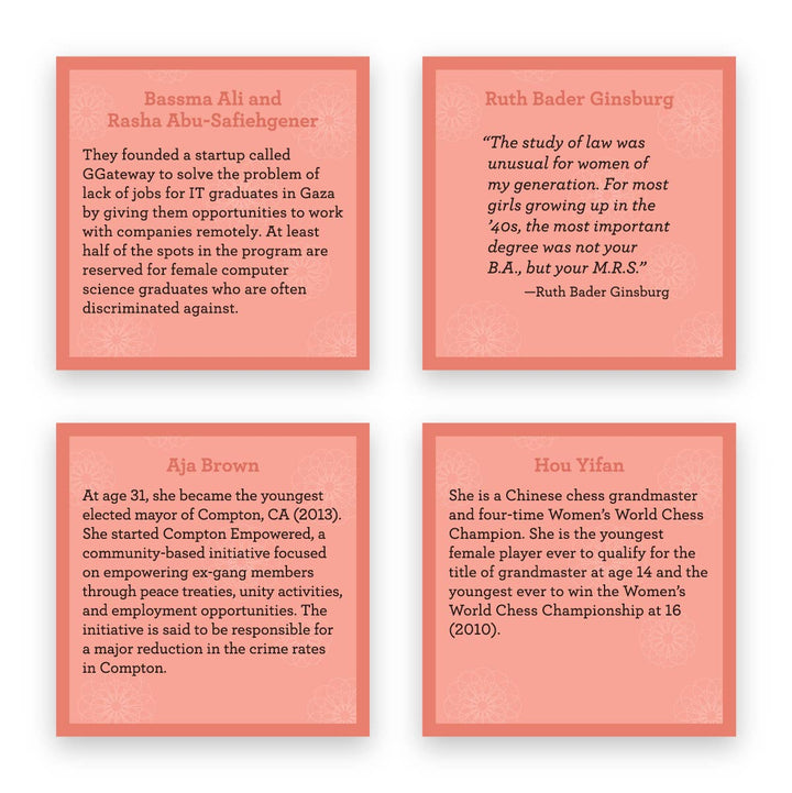 TableTopics Inspiring Women For Girls | Conversation Questions