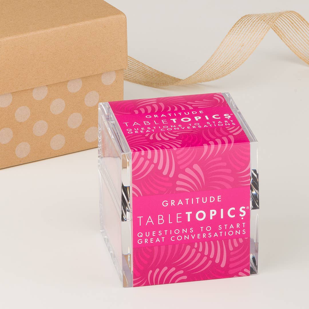 TableTopics Gratitude | Conversation Starter Question Cards