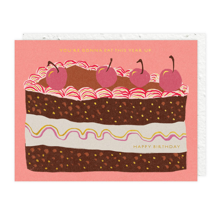Slice Of Cake - Birthday Card