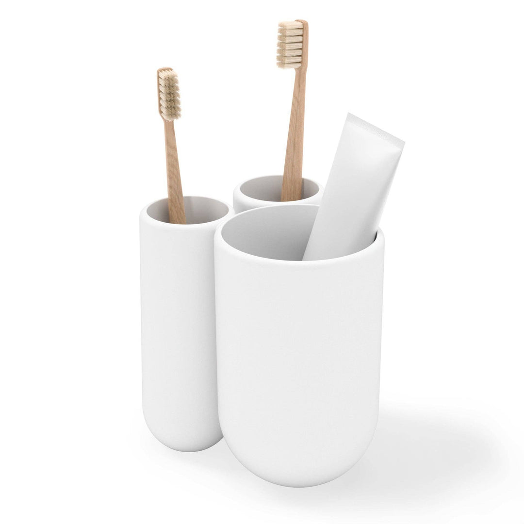 Slate Blue Touch Organizer / Toothbrush Holder