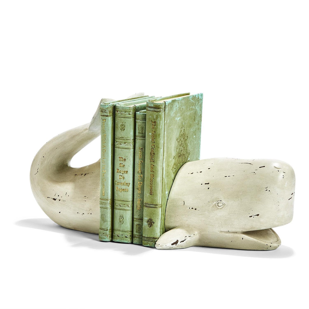 Whale Tale Bookends, Set Of 2