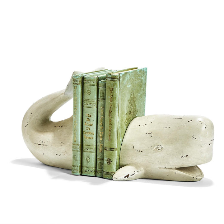 Whale Tale Bookends, Set Of 2
