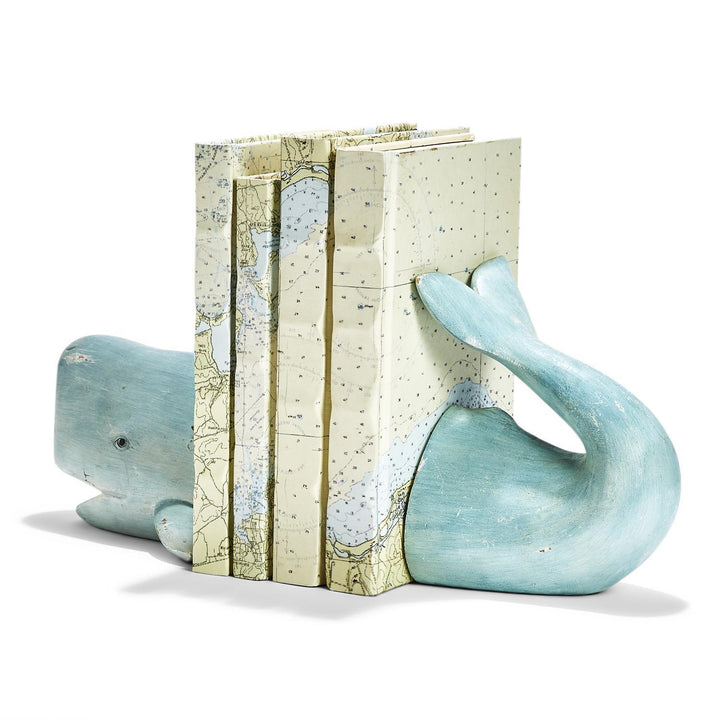 Whale Tale Bookends, Set Of 2