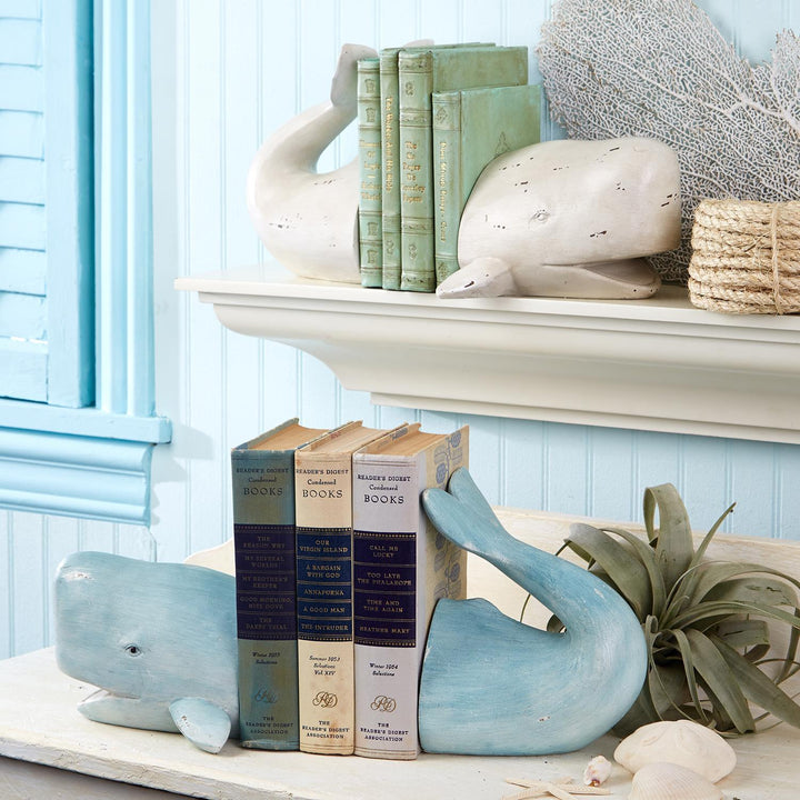 Whale Tale Bookends, Set Of 2