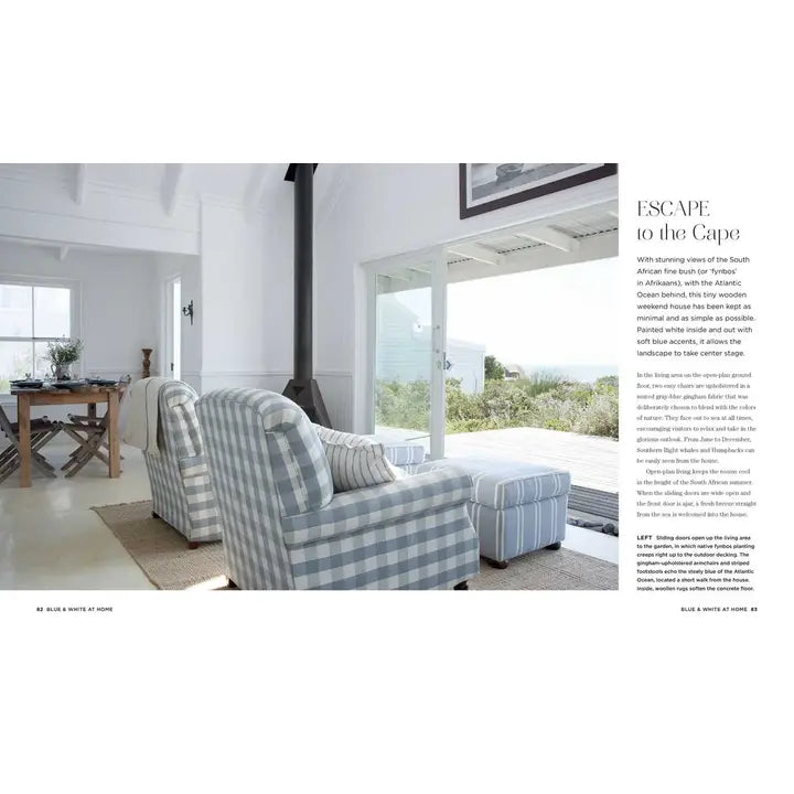 Blue & White At Home