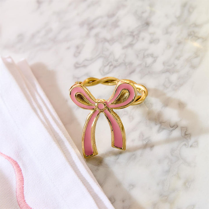 Bow Napkin Rings, Set Of 4
