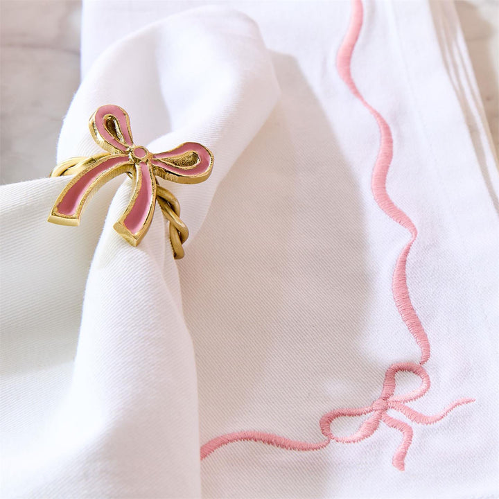 Bow Napkin Rings, Set Of 4