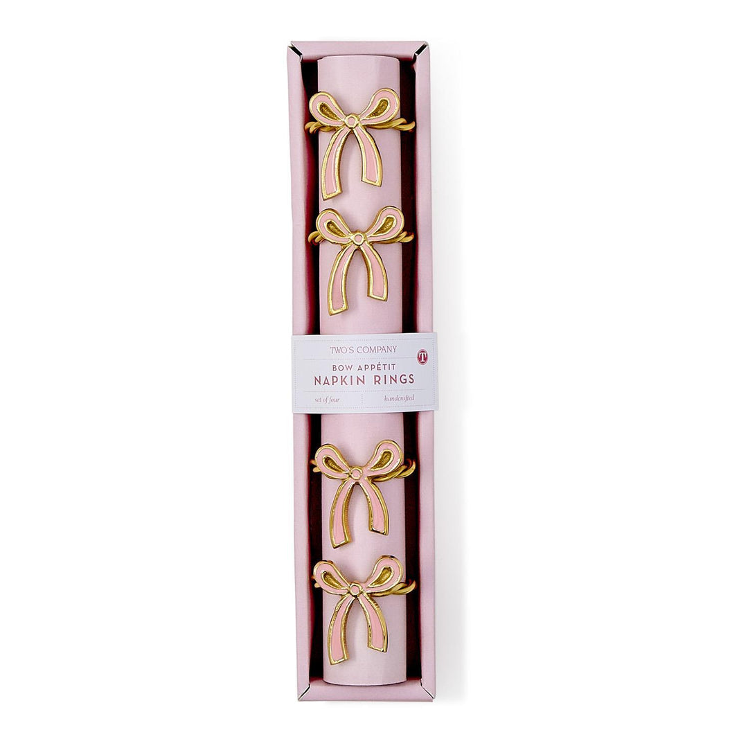 Bow Napkin Rings, Set Of 4