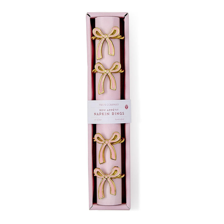 Bow Napkin Rings, Set Of 4