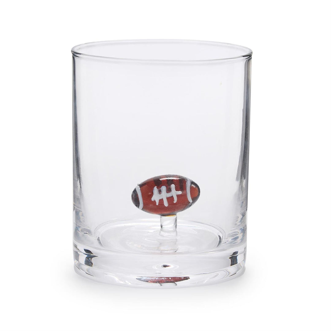 Football Double Old Fashion Glass