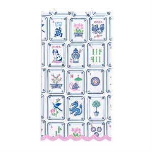 Mahjong Scalloped Paper Dinner Napkins