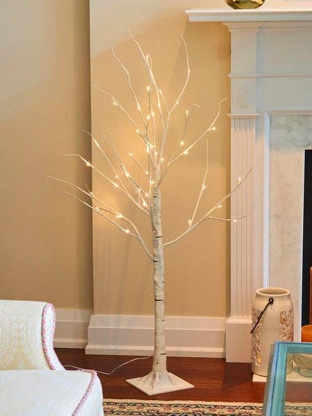 LED Birch Tree, 48 Lights & 8 Modes