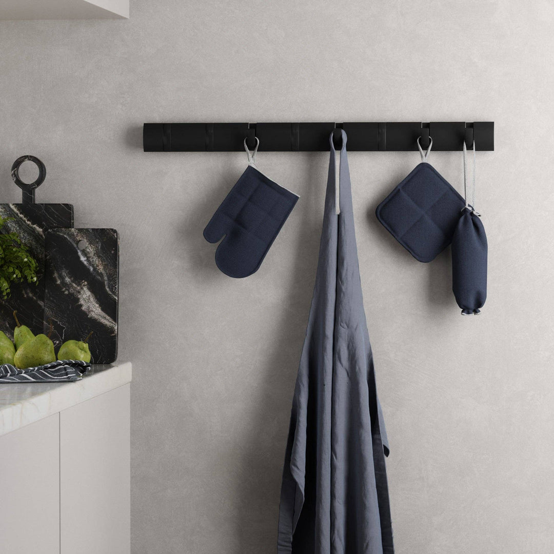 Natural & Nickel Flip 8 Wall Hook