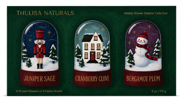 Snow Globe Shower Steamers Gift, Set Of 3