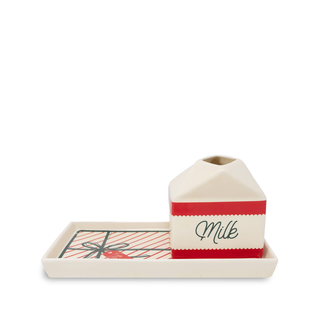 Milk and Cookies Set, Bow