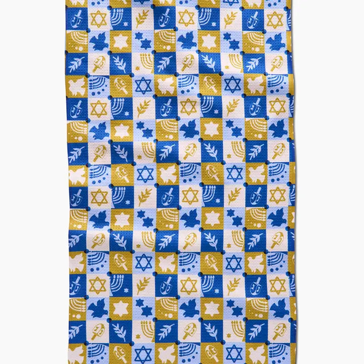 Hanukkah Festivities Tea Towel