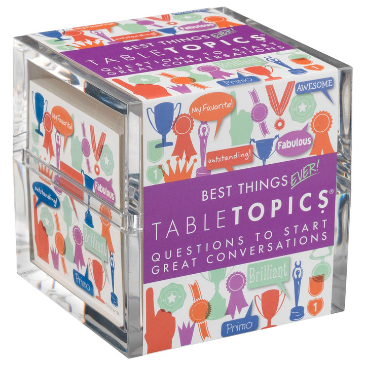 Tabletopics Best Things Eve | Conversation Starter Game
