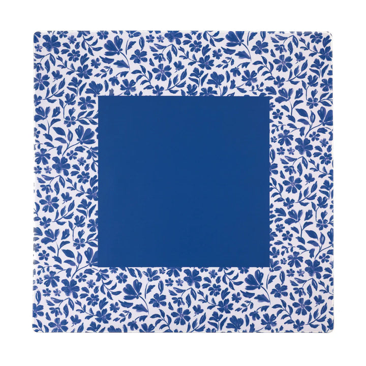 Porcelain Floral Mahjong Mat