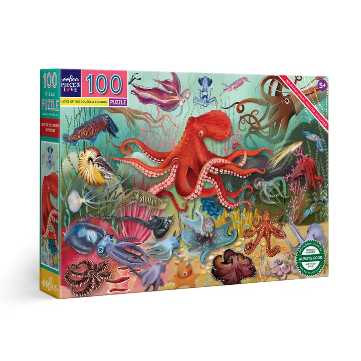 Love of Octopus & Friends 100 Piece Puzzle
