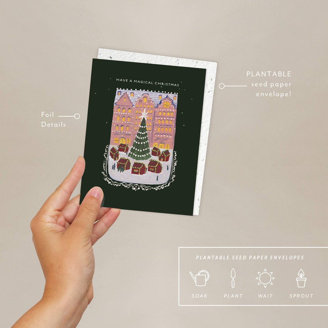 Holidays at the Plaza Greeting Card