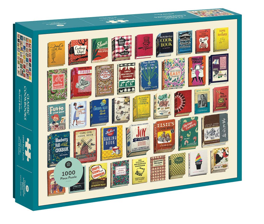 Classic Cookbooks Puzzle, 1000 Pieces