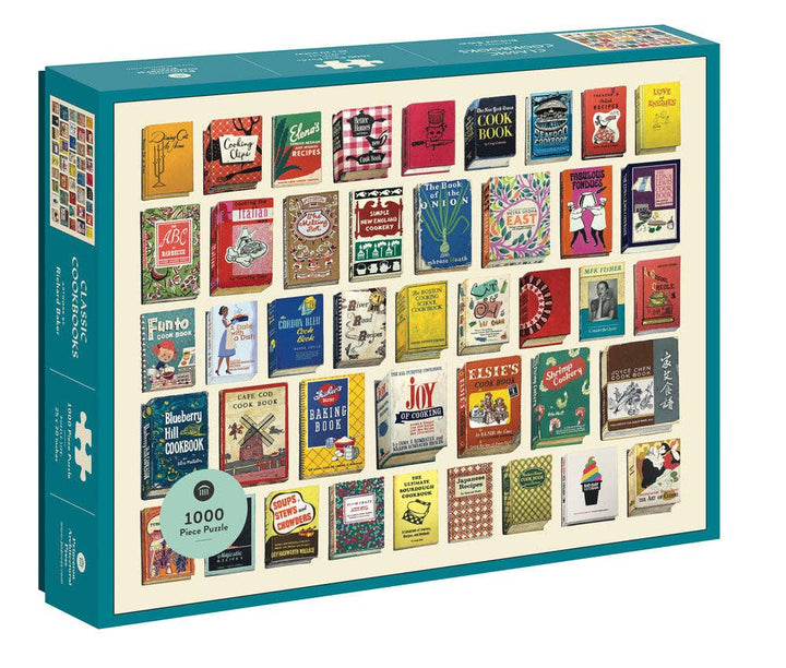 Classic Cookbooks Puzzle, 1000 Pieces