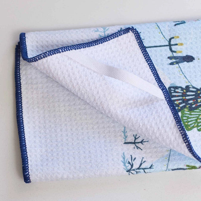 Holiday In The Park Tea Towel