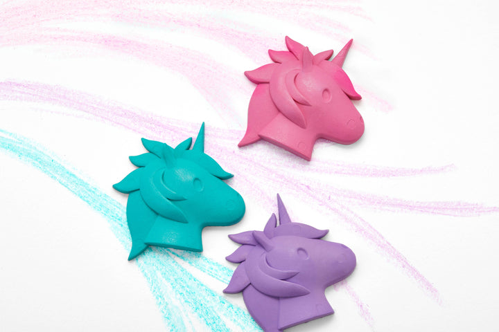 Unicorn Crayons, Set Of 3