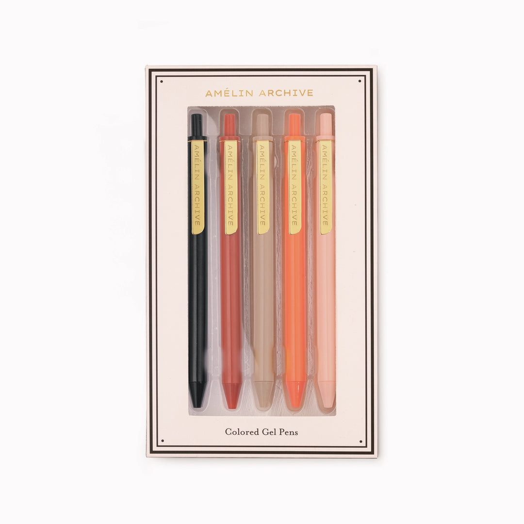 Dada Colored Gel Pens, Set Of 5