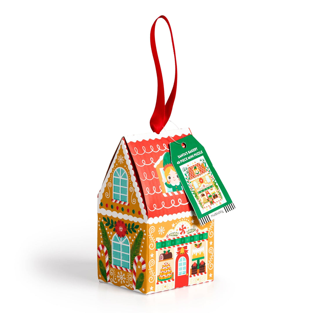 Santa's Bakery Puzzle Ornament, 48 Pieces